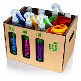 ECO BOX - kompletní box ECO přípravků v jednom balení vč. utěrek