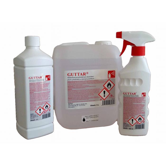 Guttar - dezinfekce ploch a předmětů