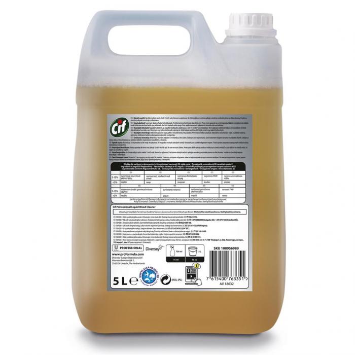 CiF Liquid Wood Cleaner 5l - čistící prostředek na dřevěné podlahy 